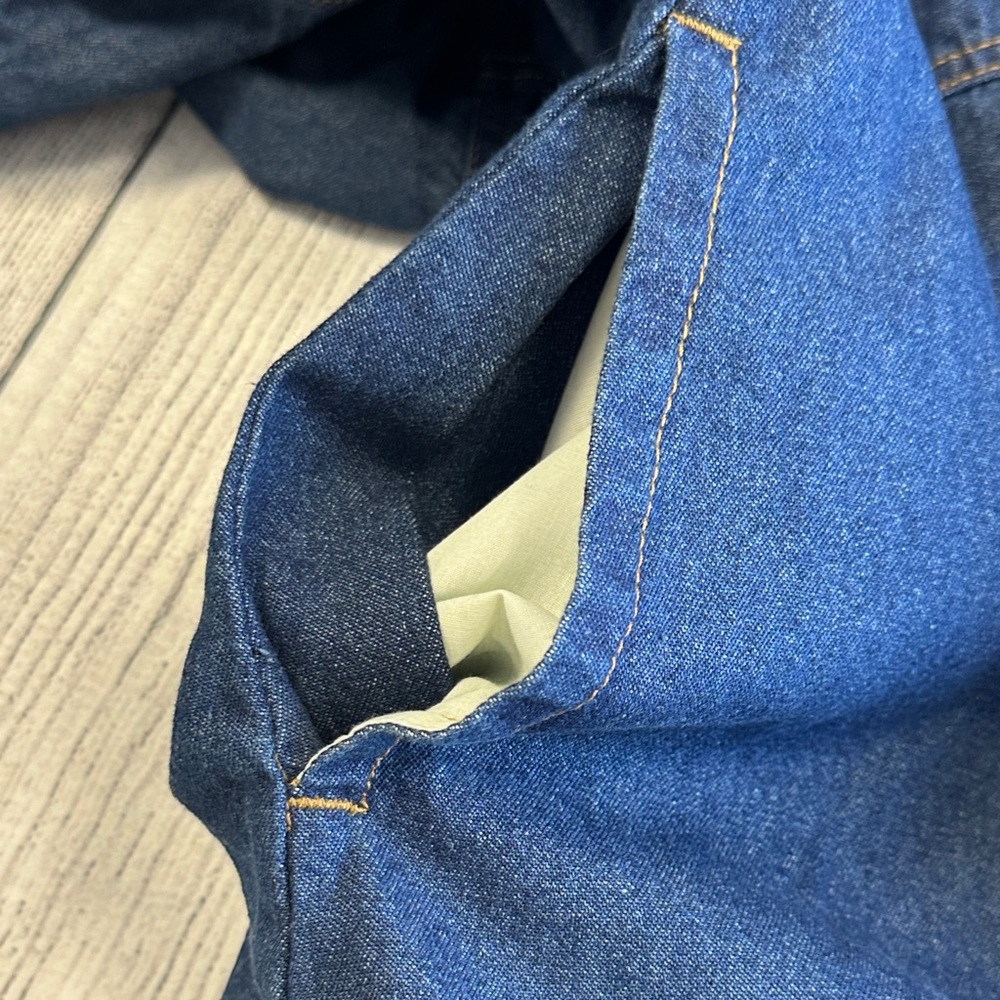 Frye Sz Small Denim Dress / Jacket • NWOT! - Picture 10 of 13